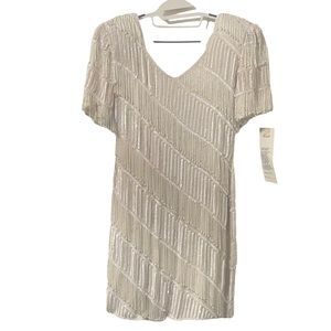 Vintage Tan-Chho‎ 1980’s Sequin Embellished Silk Dress Size Large with Tags
